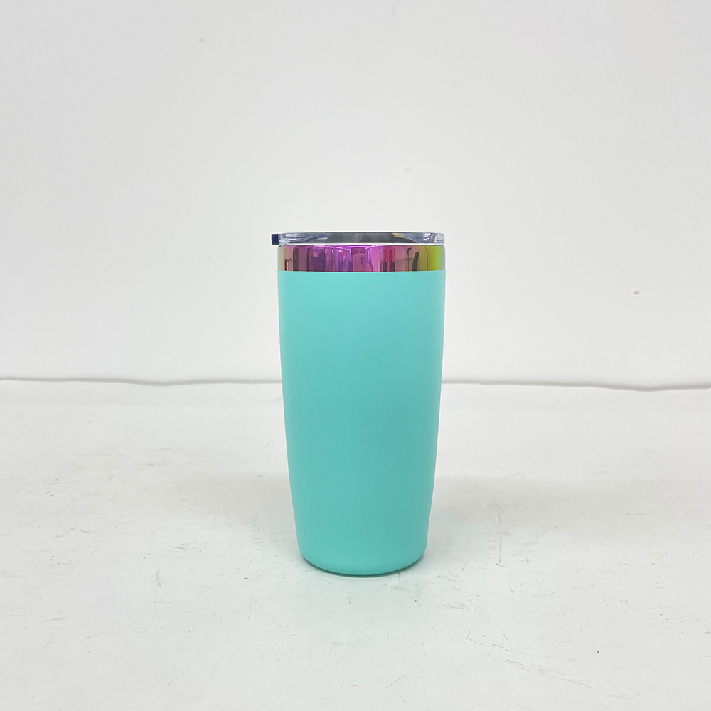 20 Pack YIPAI China Warehouse Mini Size Rainbow Underneath 10oz Coffee Mugs with Magnetic Lids for Laser Engraving