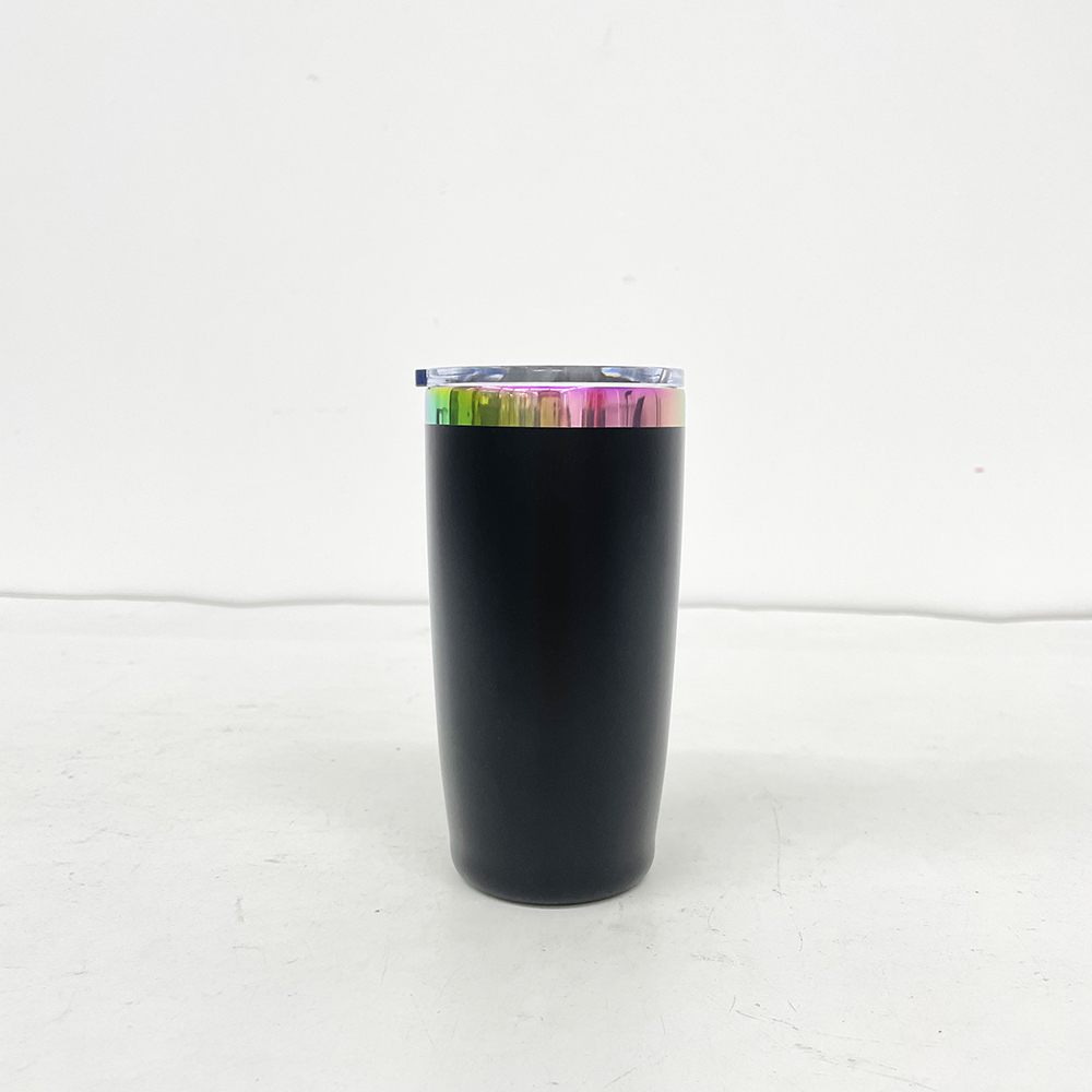 20 Pack YIPAI China Warehouse Mini Size Rainbow Underneath 10oz Coffee Mugs with Magnetic Lids for Laser Engraving