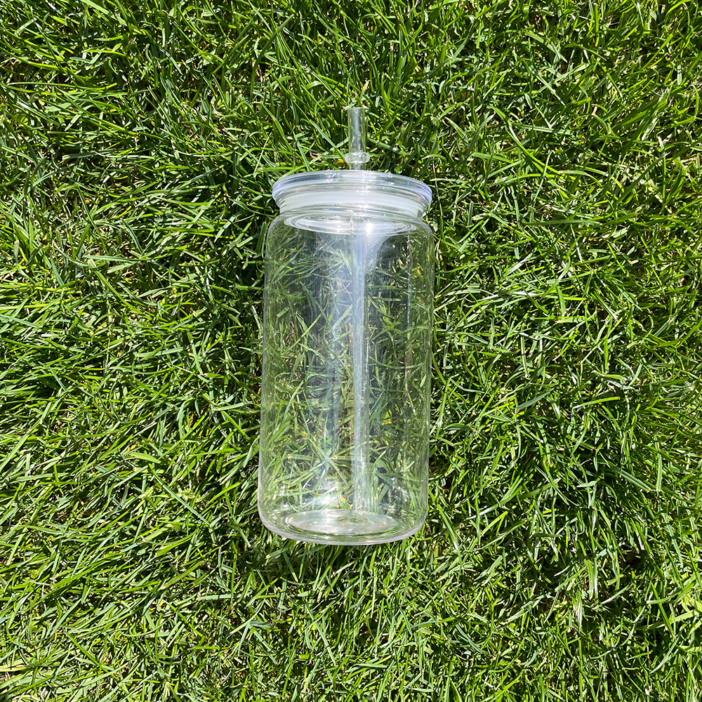 50 Pack YIPAI USA Warehouse 16oz Acylic Plastic Cup With Clear Plastic Lids for Uv Dtf Wraps Same Shape Size As Glass Can