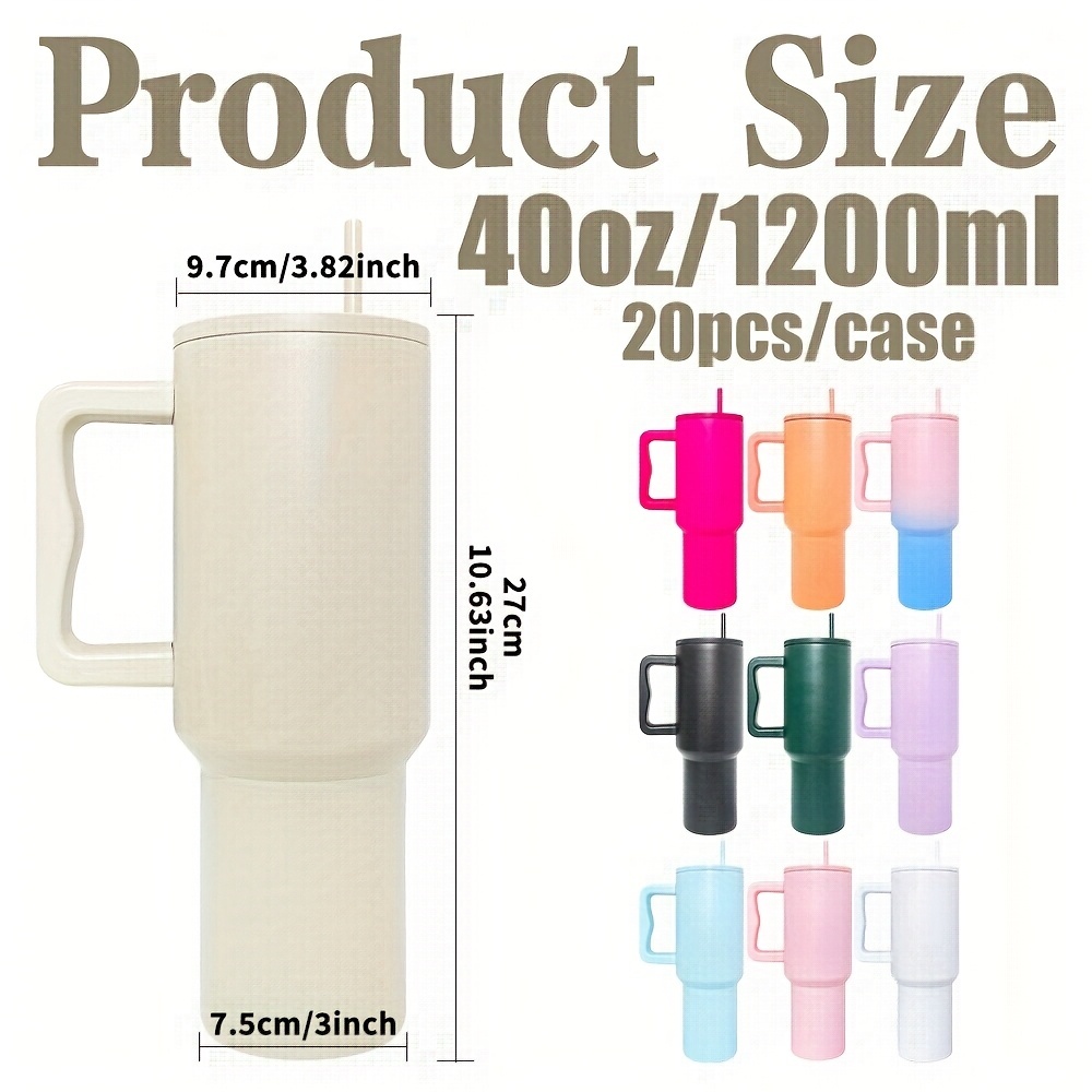 25 Pack YIPAI USA Warehouse 40oz Simple-Modern-Style Powder Coating Trek Tumblers SM tumblers for Laser Engraving