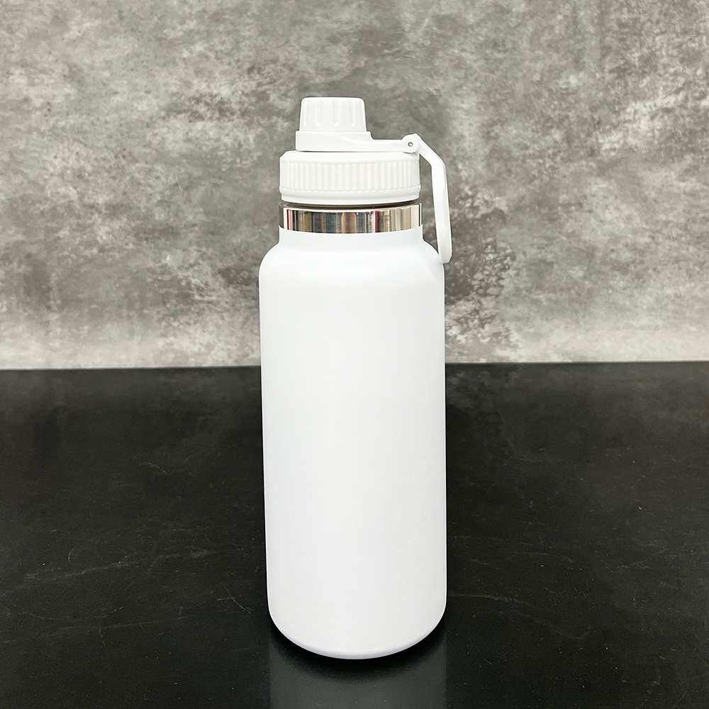20 Pack YIPAI China Warehouse Outdoor Sports Powder Coated 32oz Water Bottle with Portable Drinking Spout Lid for Laser Engraving