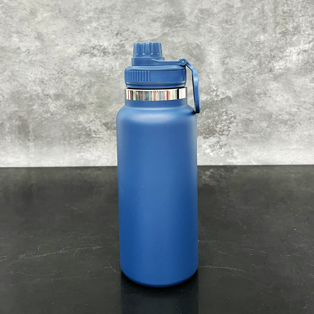 20 Pack YIPAI China Warehouse Outdoor Sports Powder Coated 32oz Water Bottle with Portable Drinking Spout Lid for Laser Engraving