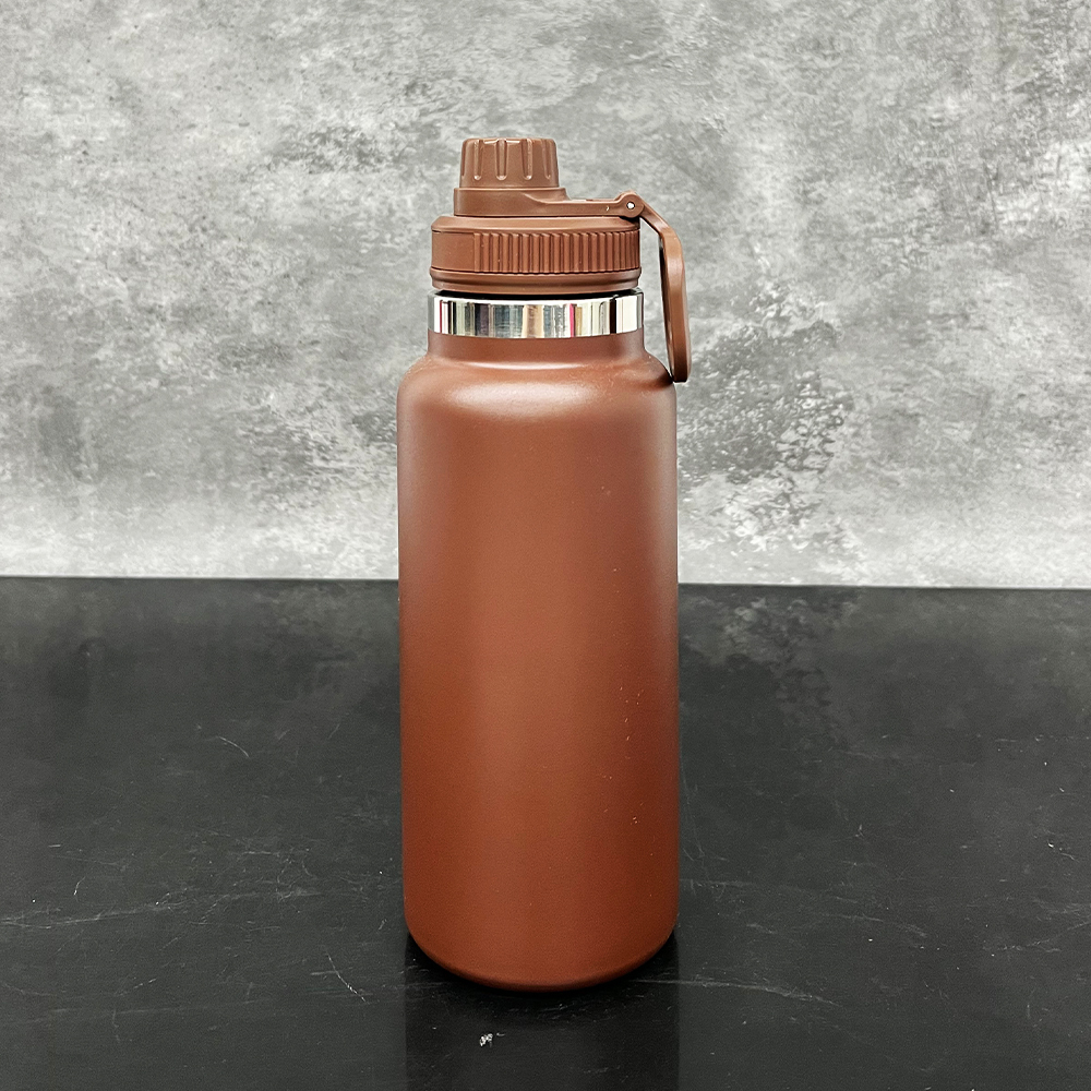 20 Pack YIPAI China Warehouse Outdoor Sports Powder Coated 32oz Water Bottle with Portable Drinking Spout Lid for Laser Engraving