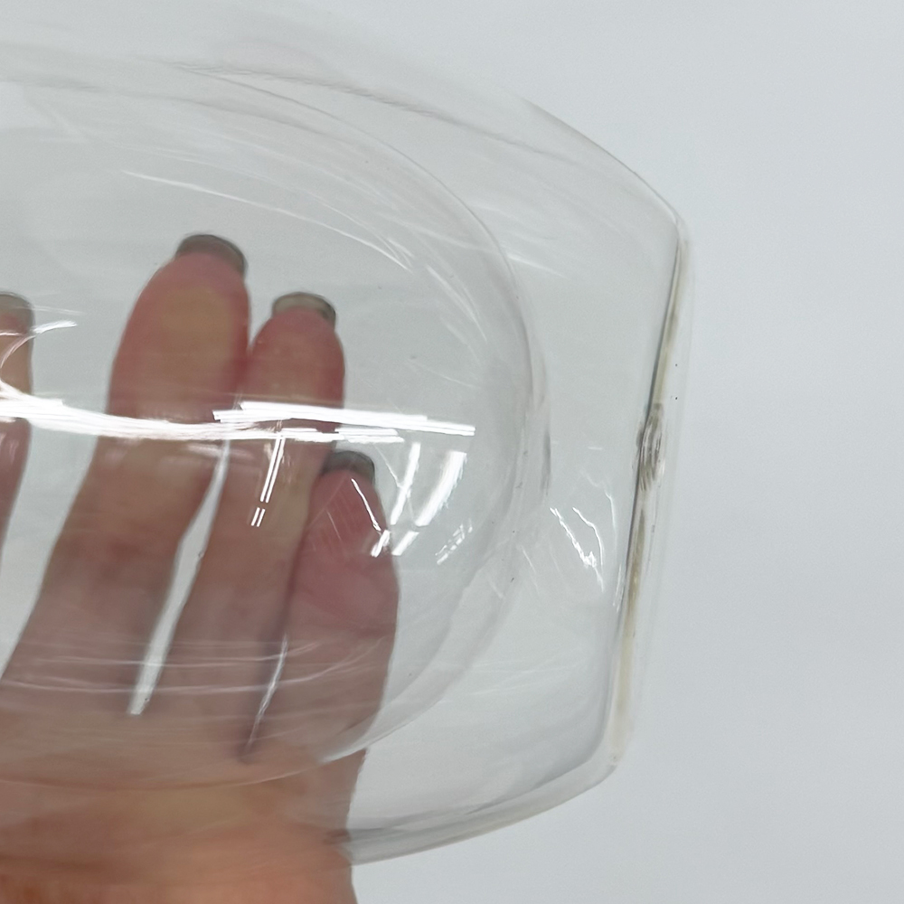 40 Pack YIPAI Clearance China Warehouse 8oz 12oz 15oz Double Walled Snow Globe Round Coffee Glass Cups with Pre Drilled for UV DTF Cup Wraps