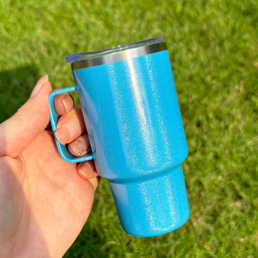 48 Pack YIPAI Clearance China Warehouse Shimmer 3oz Mini Tumbler Shot Glass With Handle For Blank Sublimation