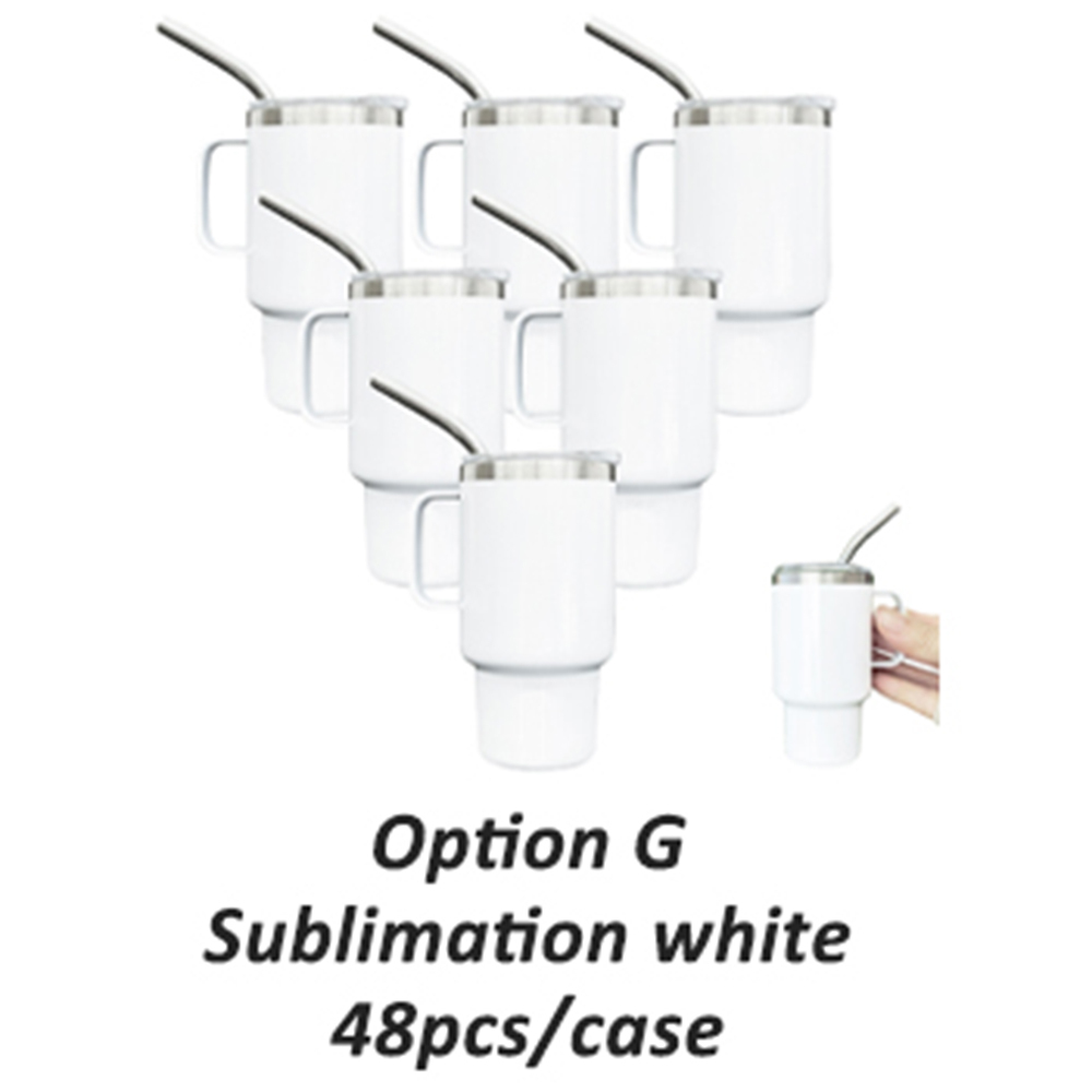50 Pack YIPAI Clearance China Warehouse 3oz Mini Tumbler Shot Glass With Handle For Blank Sublimation