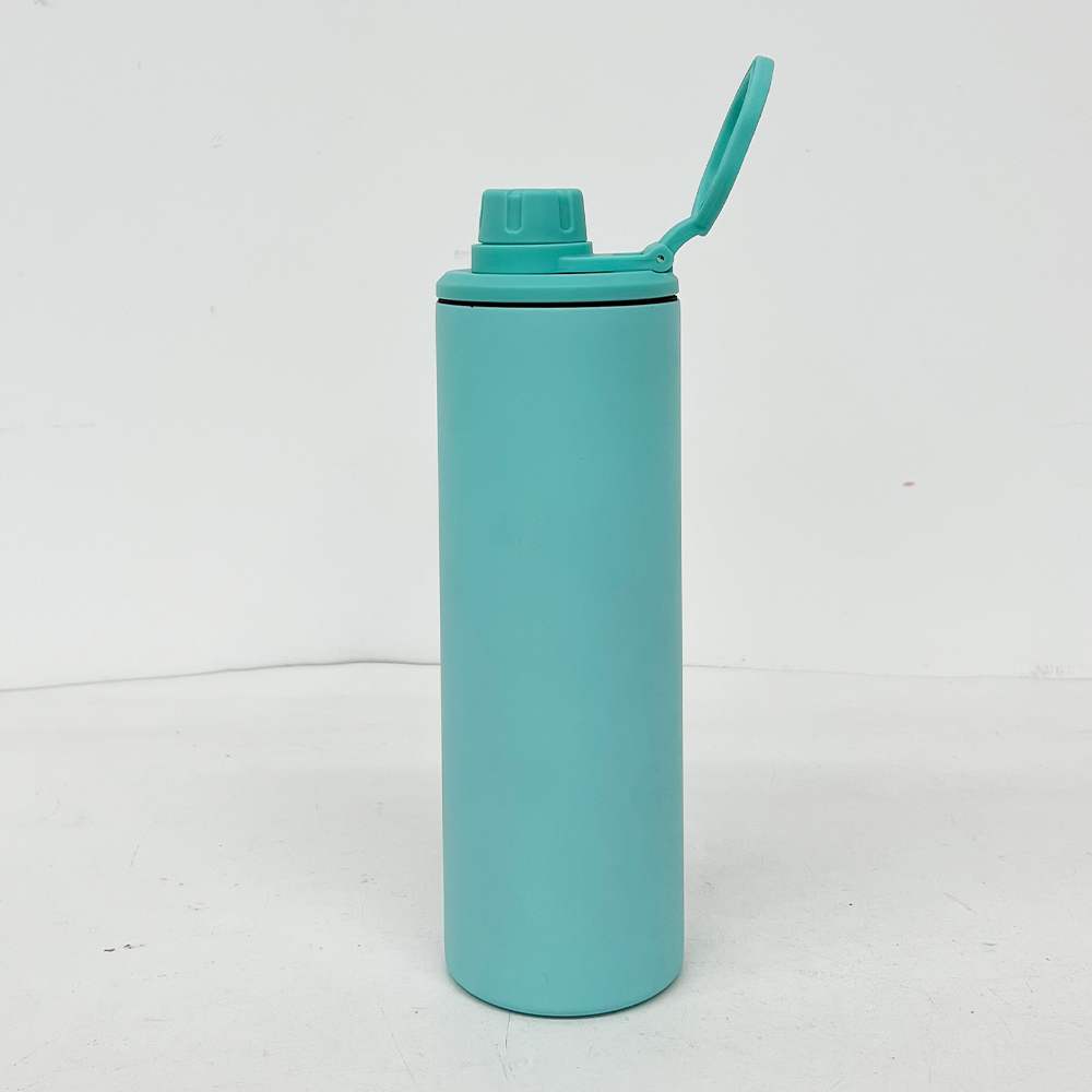 25 Pack Yipai China Warehouse Blank Macaron Sublimation 20oz Straight Sports Water Bottle with Two Lids