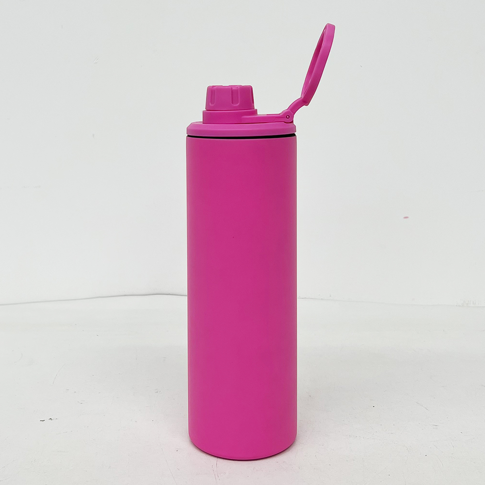 25 Pack Yipai China Warehouse Blank Macaron Sublimation 20oz Straight Sports Water Bottle with Two Lids
