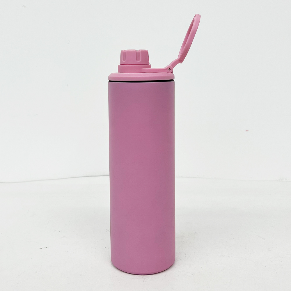 25 Pack Yipai China Warehouse Blank Macaron Sublimation 20oz Straight Sports Water Bottle with Two Lids