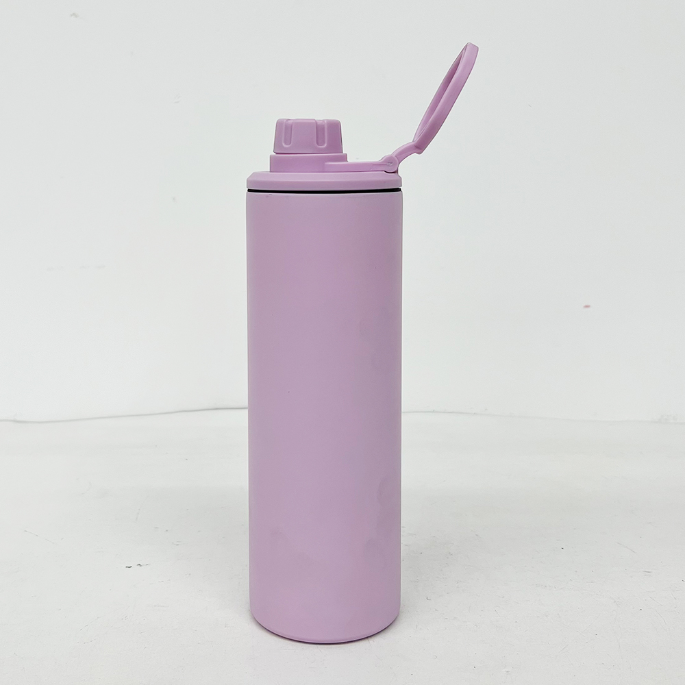 25 Pack Yipai China Warehouse Blank Macaron Sublimation 20oz Straight Sports Water Bottle with Two Lids