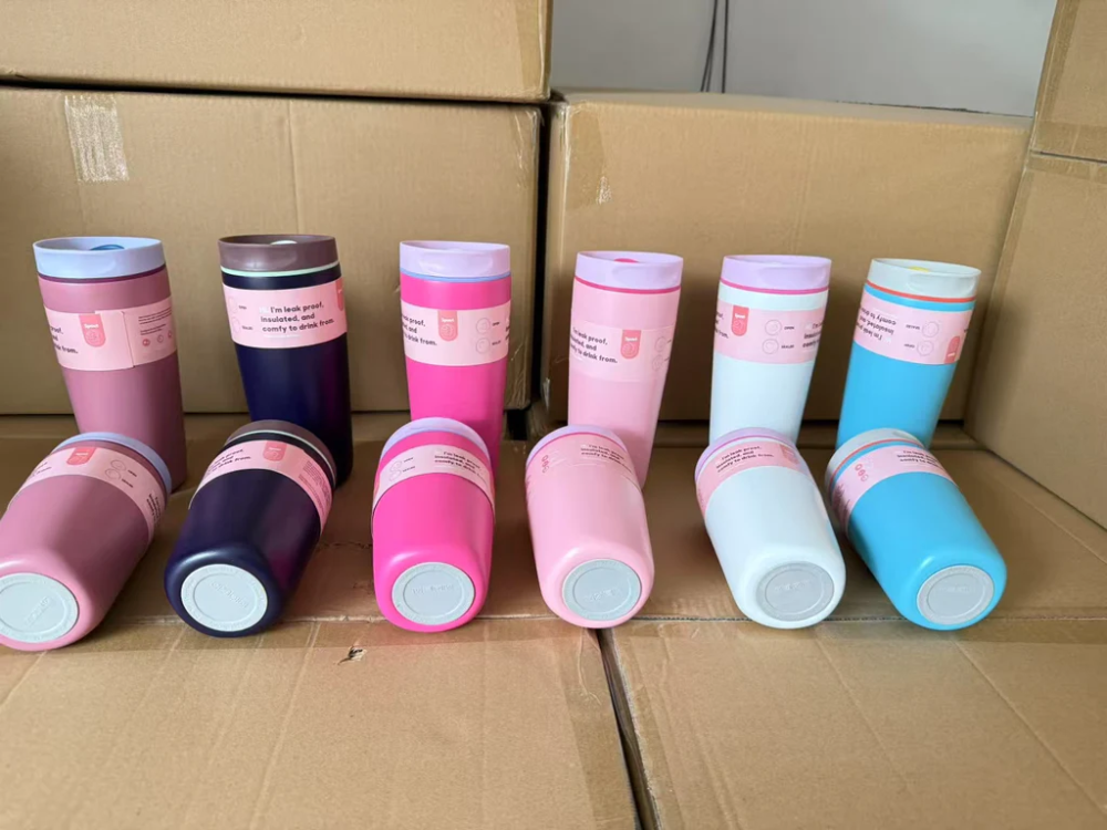 50 Pack YIPAI China Warehouse Owala Style Leak Proof Powder Coated 20oz Stainless Steel Insulated Tumblers for Laser Engraving