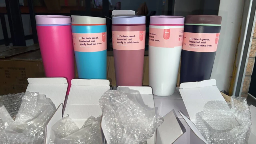 50 Pack YIPAI China Warehouse Owala Style Leak Proof Powder Coated 20oz Stainless Steel Insulated Tumblers for Laser Engraving