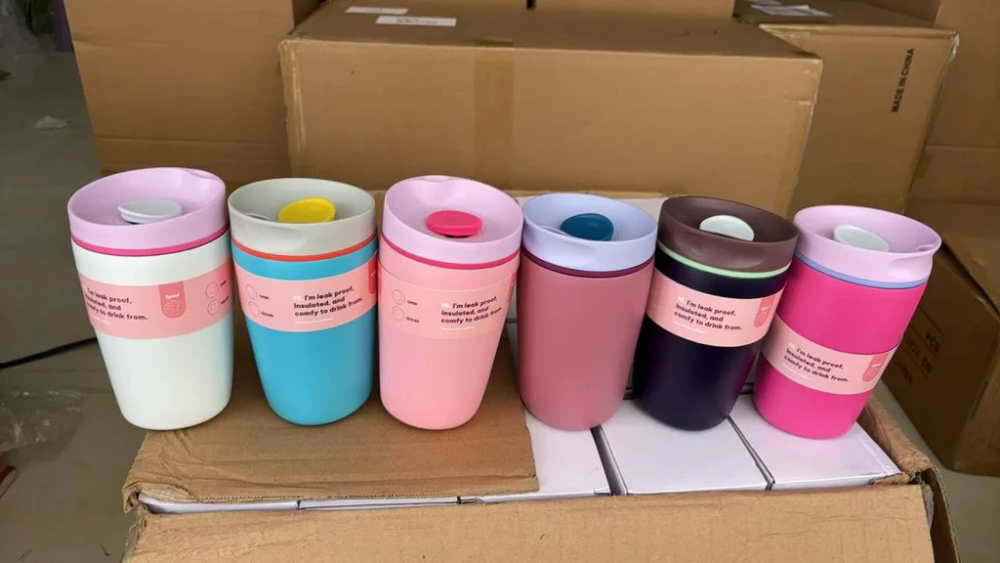50 Pack YIPAI China Warehouse Owala Style Leak Proof Powder Coated 20oz Stainless Steel Insulated Tumblers for Laser Engraving