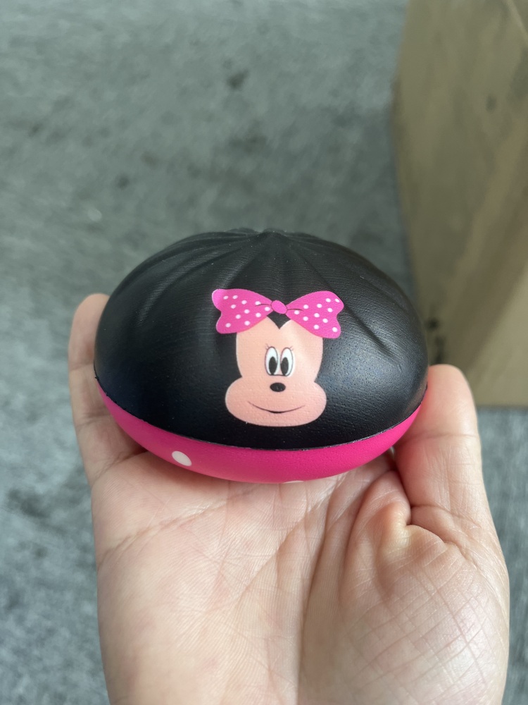 72 Pack YIPAI China Warehouse Disney Cartoon PU Squeeze Squishy Dumplings Toys with Steamer