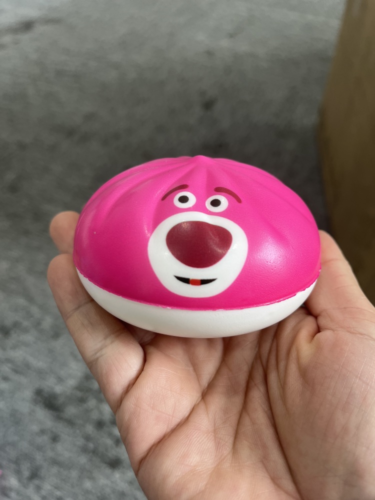 72 Pack YIPAI China Warehouse Disney Cartoon PU Squeeze Squishy Dumplings Toys with Steamer