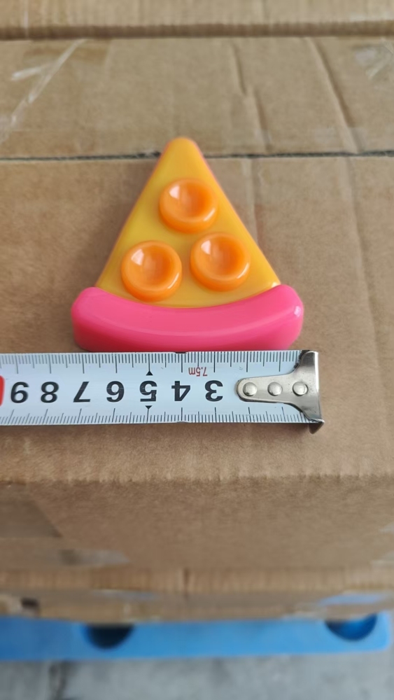 120 Pack YIPAI China Warehouse Custom Needoh TPR Kids Squishy Pizza Toy