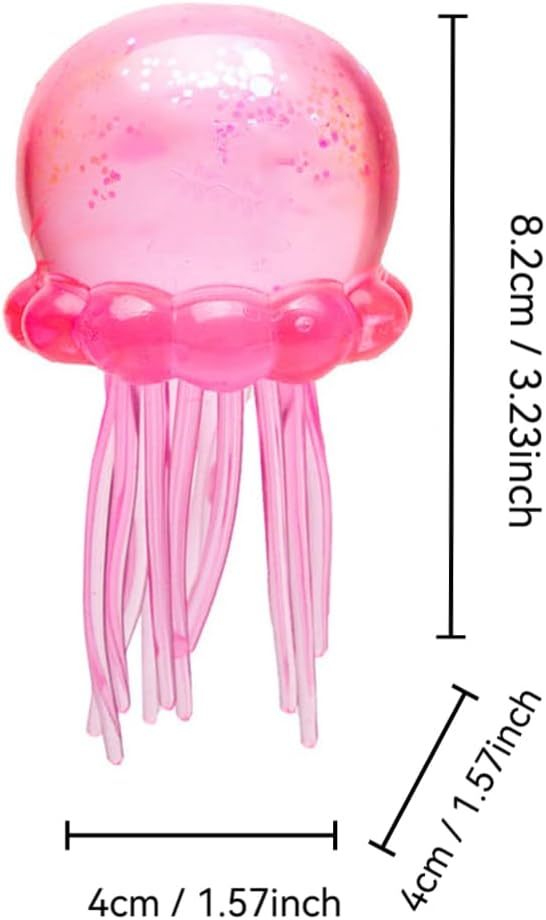 60 Pack YIPAI China Warehouse Squeeze Decompression Jelly Fish
