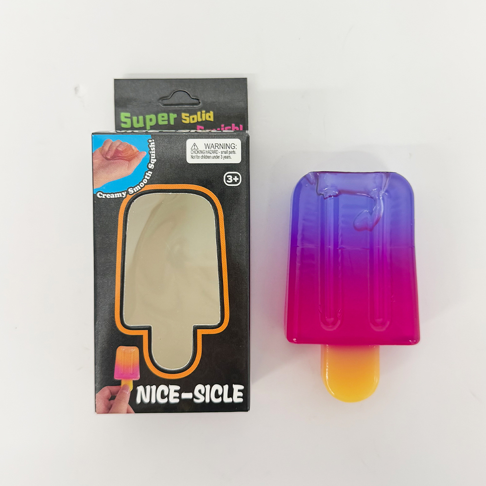144 Pack YIPAI China Warehouse TPR Squeezing Squishy Ice Lolly Stress Relief Fidget Toy for Kids