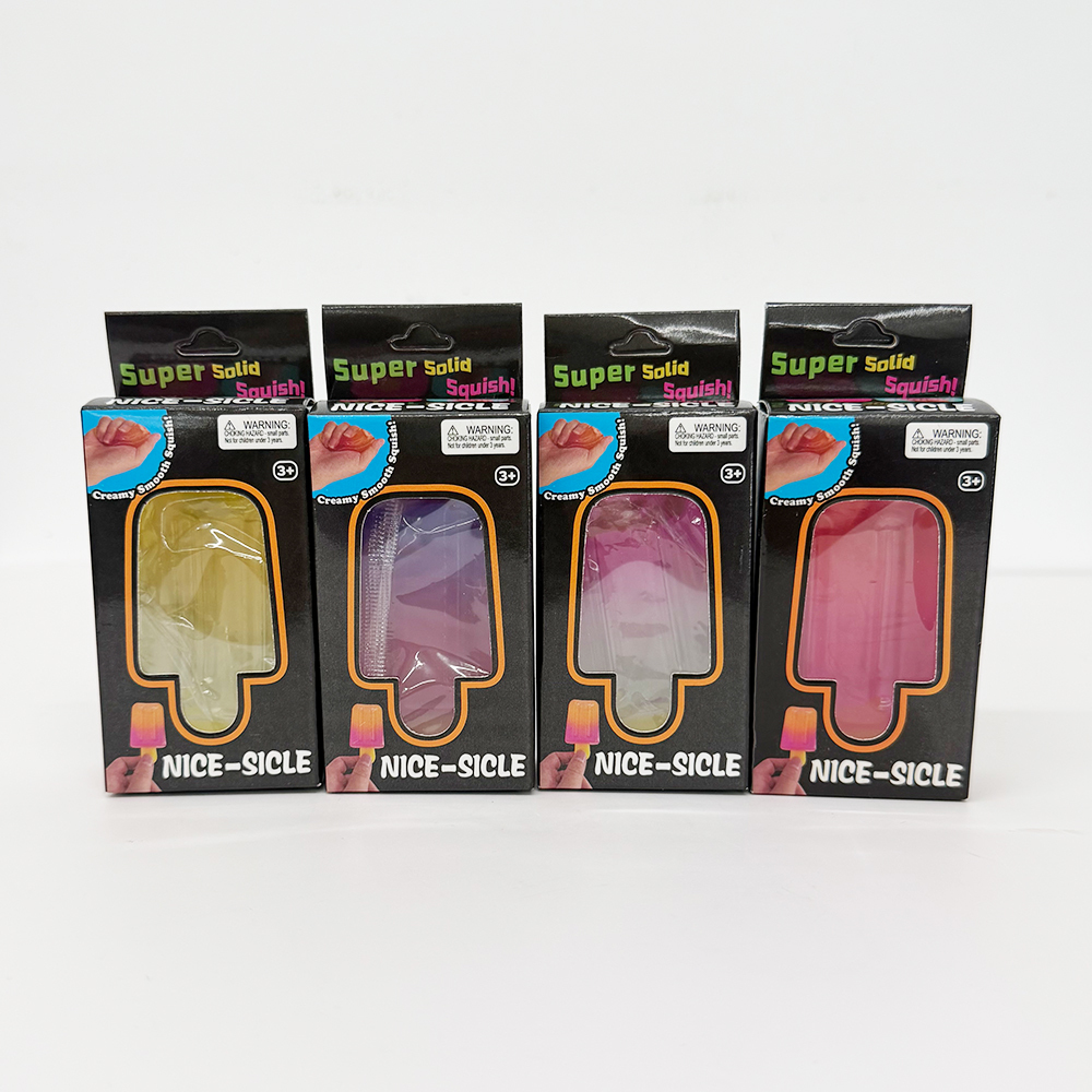 144 Pack YIPAI China Warehouse TPR Squeezing Squishy Ice Lolly Stress Relief Fidget Toy for Kids