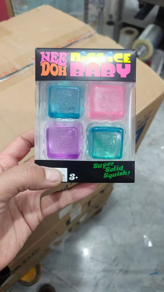 60 Pack YIPAI China Warehouse Needoh Mini Baby Nice Ice Cube Sets Stress Relief Fidget Cube Squishy Toy