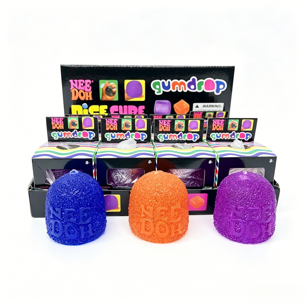 72 Pack YIPAI China Warehouse Slow-Rising Maltose Filling Needoh Candy Gumdrop Stress Ball Squishy Fidget Toy for Kids