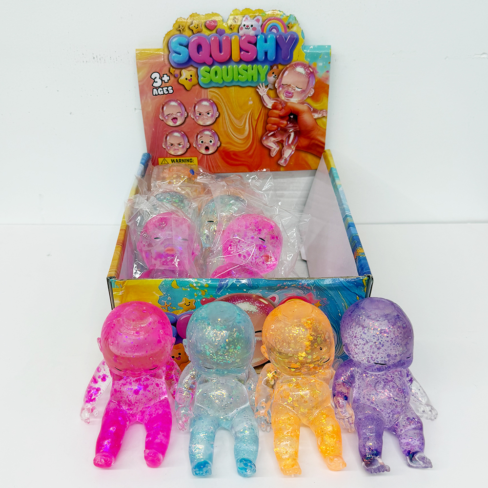 72 Pack YIPAI China Warehouse Cute Soft 14cm Baby Natasha Maltose Squishy Stress Relief Fidget Toys for Kids