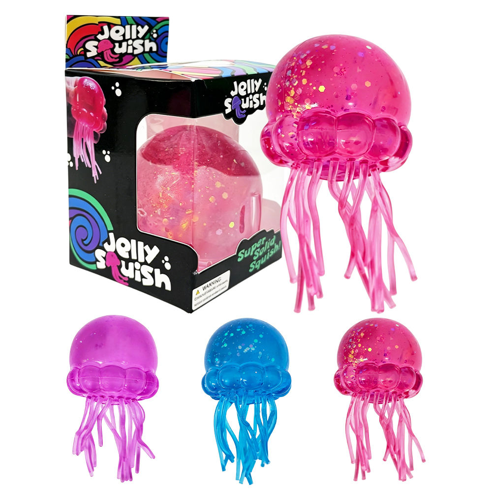 36 Pack YIPAI China Warehouse Jumbo Jelly Fish Squishy Stress Relief Fidget Toys for KIds