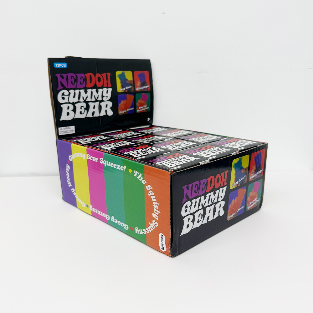 72 Pack YIPAI China Warehouse Needoh Gummy Bear Squishy Stress Relief Fidget Toys for Kids