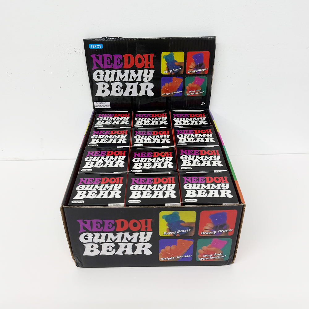 72 Pack YIPAI China Warehouse Needoh Gummy Bear Squishy Stress Relief Fidget Toys for Kids