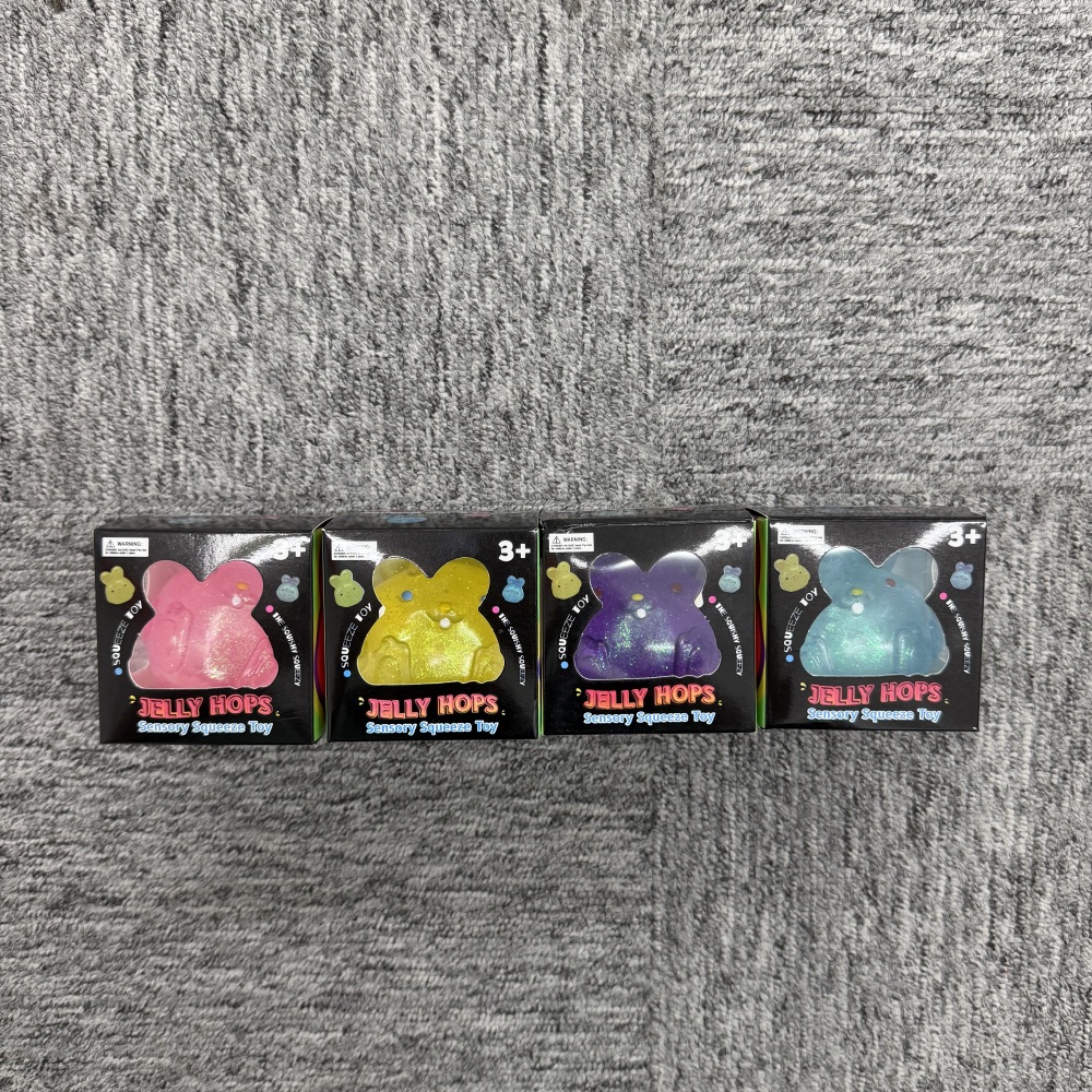 60 Pack YIPAI China Warehouse Maltose Filled Cute Bunny Squishy Stress Relief Fidget Toy for Kids