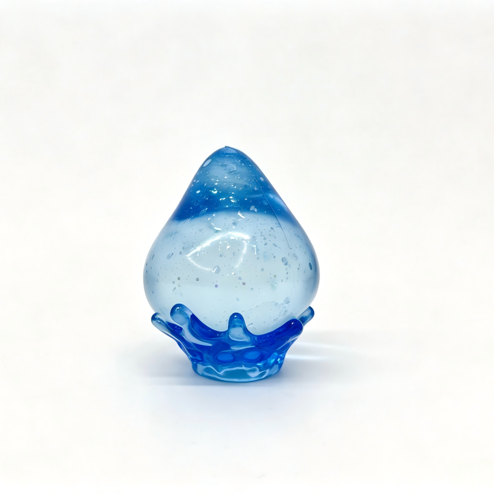 60 Pack YIPAI China Warehouse Maltose Filled Cute Water Drop Squishy Stress Relief Fidget Toy for Kids