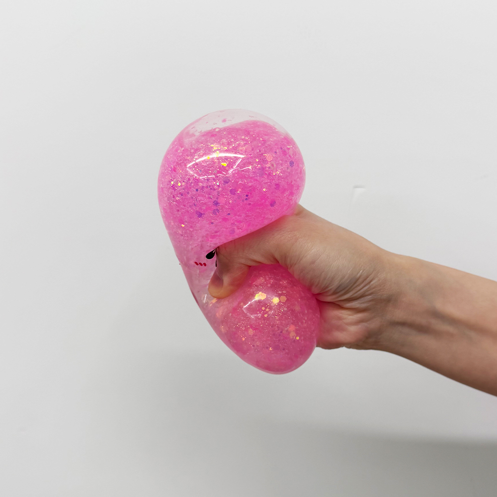 72 Pack YIPAI China Warehouse 8.5cm Realistic Steamed Bun Multi-color Glitter Dumpling Stress Relief Squishy Toys with Steamer