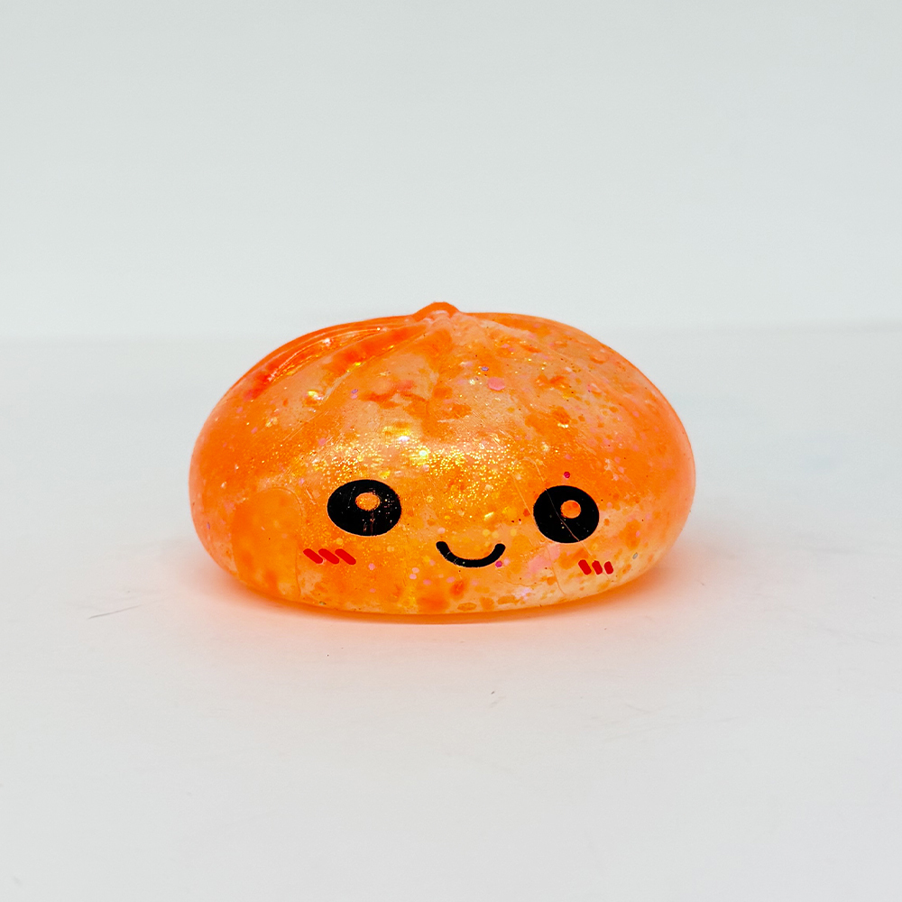 72 Pack YIPAI China Warehouse 8.5cm Maltose Glitter Slow Rising Multi-color Sugar Dumpling Stress Relief Squishy Toys with Steamer