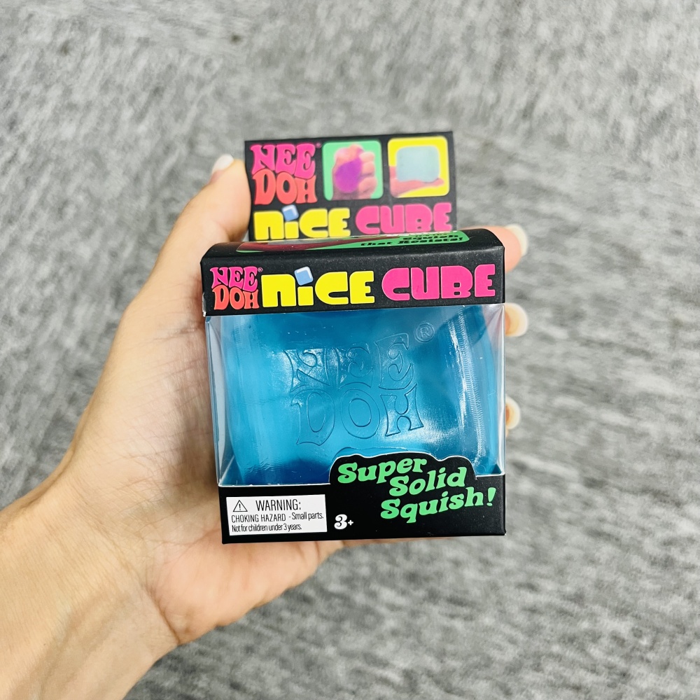 60 Pack YIPAI China Warehouse Slow Rising Needoh Multi-colors 5.5cm Square Ice Cube Squishy Stress Relief Fidget Toy for Kids