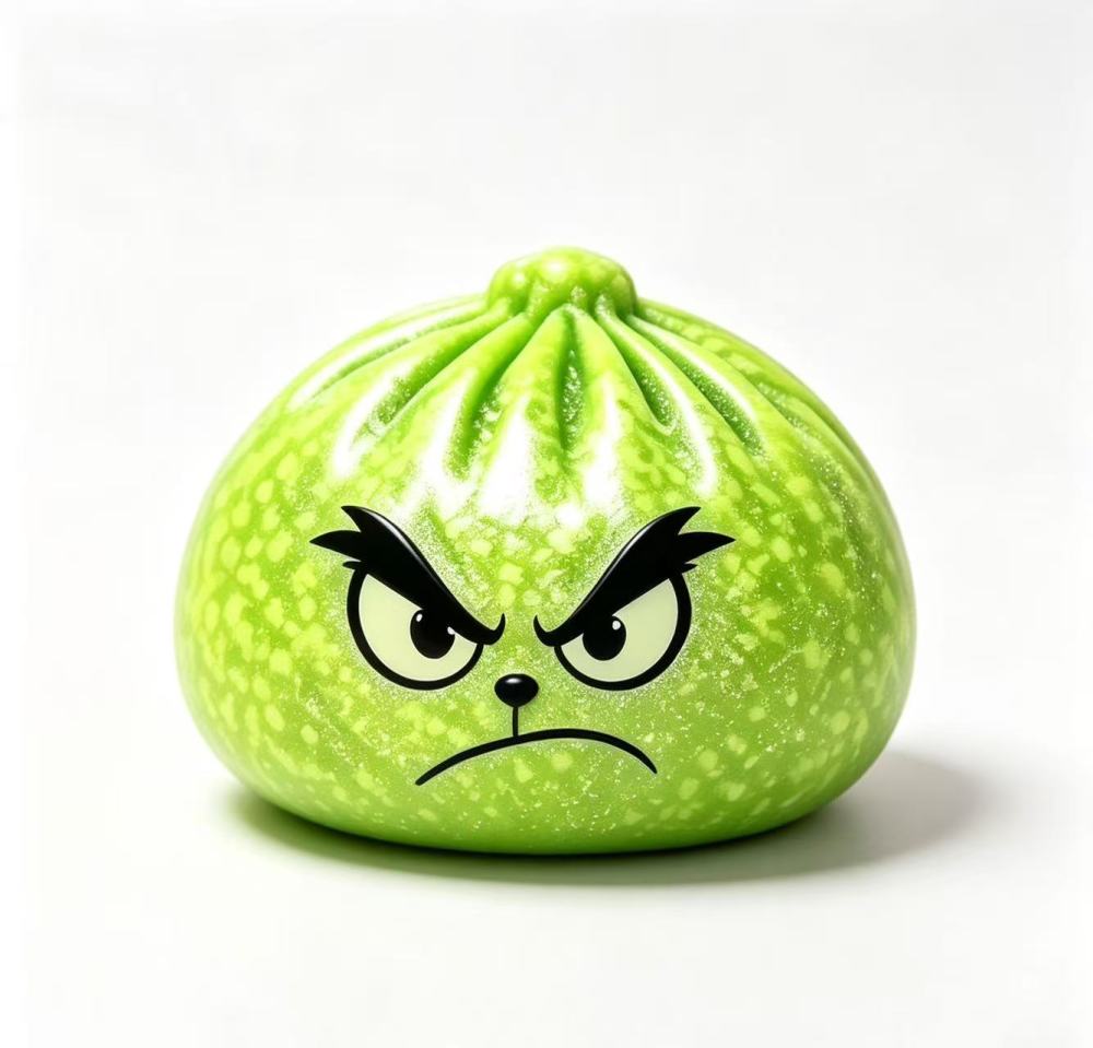 24 Pack YIPAI China Warehouse Christmas Glow InDark Crazy Grinch Bun Squishy Stress Relief Fidget Toy for Kids