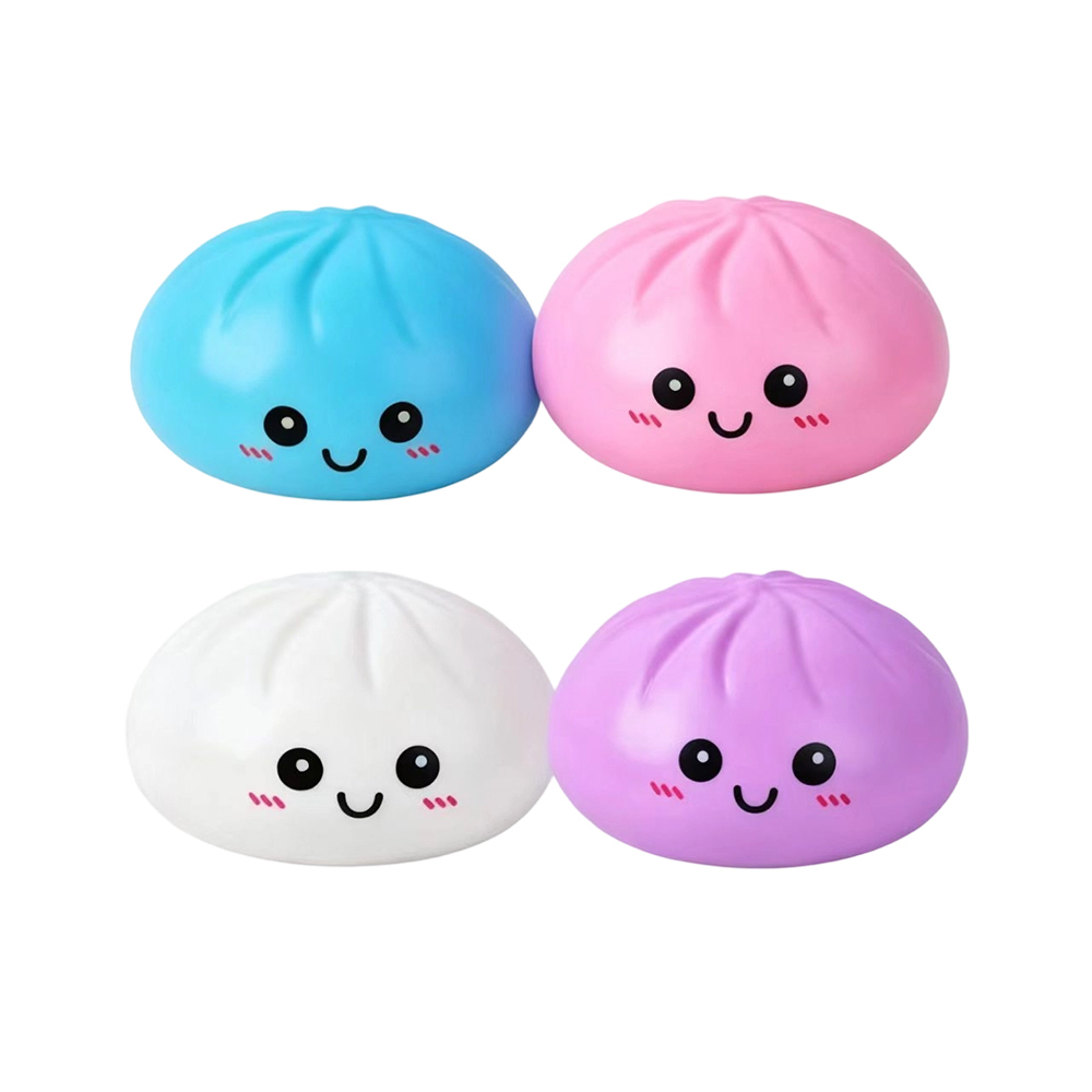 6 Pack YIPAI China Warehouse Jumbo Soft Sensory Giant 25cm Dumpling Squishy Steamed Bun Stress Relief Fidget Toy with Mystery Blind Box for Kids