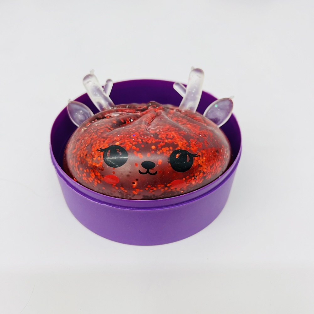 72 Pack YIPAI China Warehouse Maltose Slow Rising Christmas Reindeer Maltose Bun Squishy Stress Relief Fidget Toys with Steamer for Kids