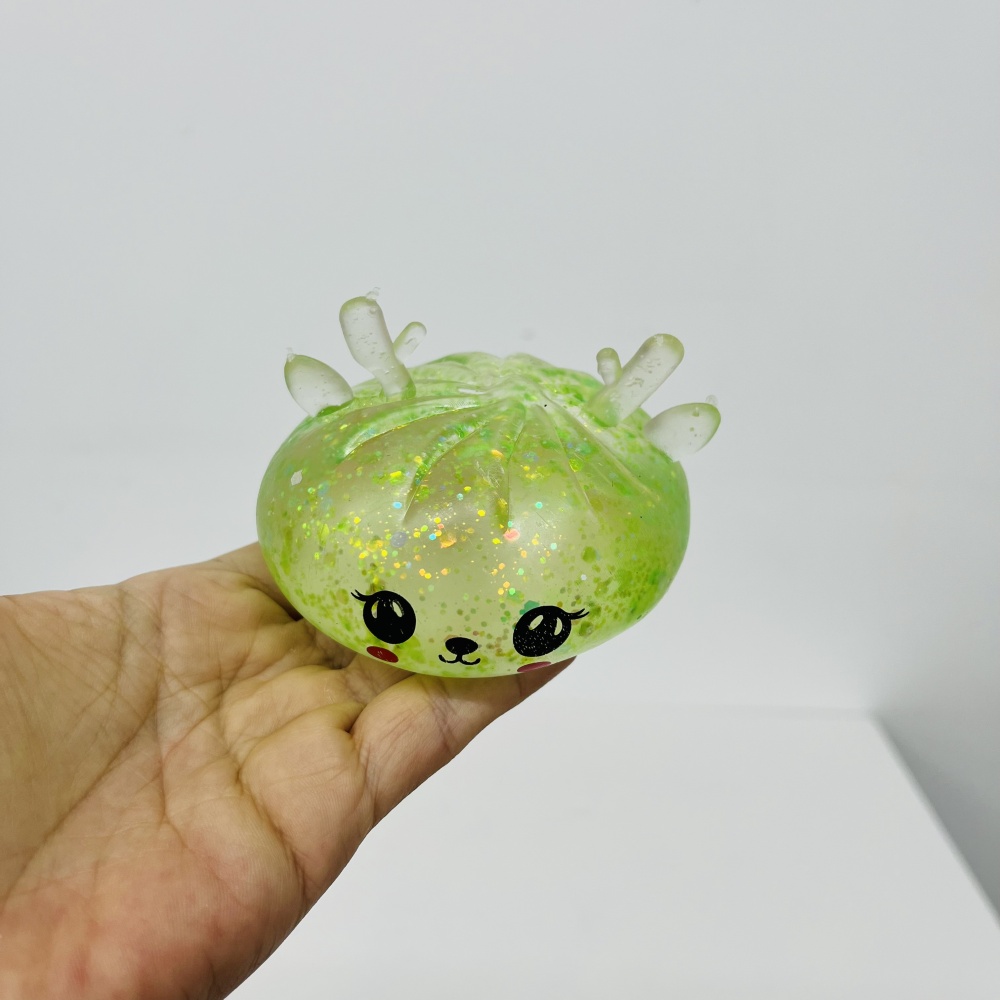 72 Pack YIPAI China Warehouse Maltose Slow Rising Christmas Reindeer Maltose Bun Squishy Stress Relief Fidget Toys with Steamer for Kids