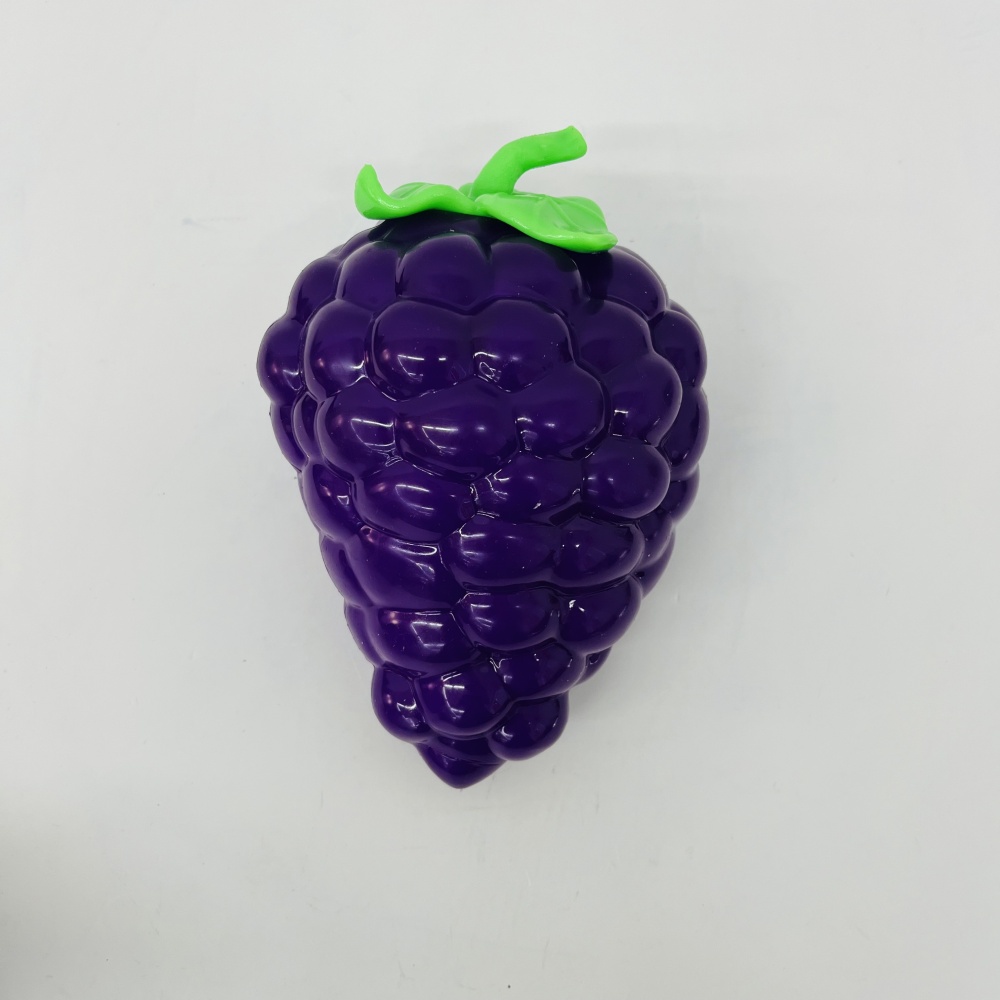 24 Pack YIPAI China Warehouse Soft Purple Giant Jumbo Grape Squishy ASMR Fruit Stress Relief Fidget Toys for Kids