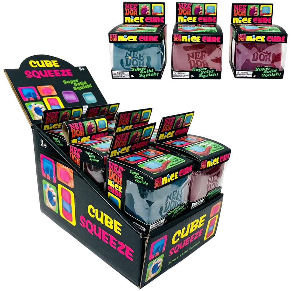 60 Pack YIPAI China Warehouse Needoh Style Squishy Ice Nice Stress Cube