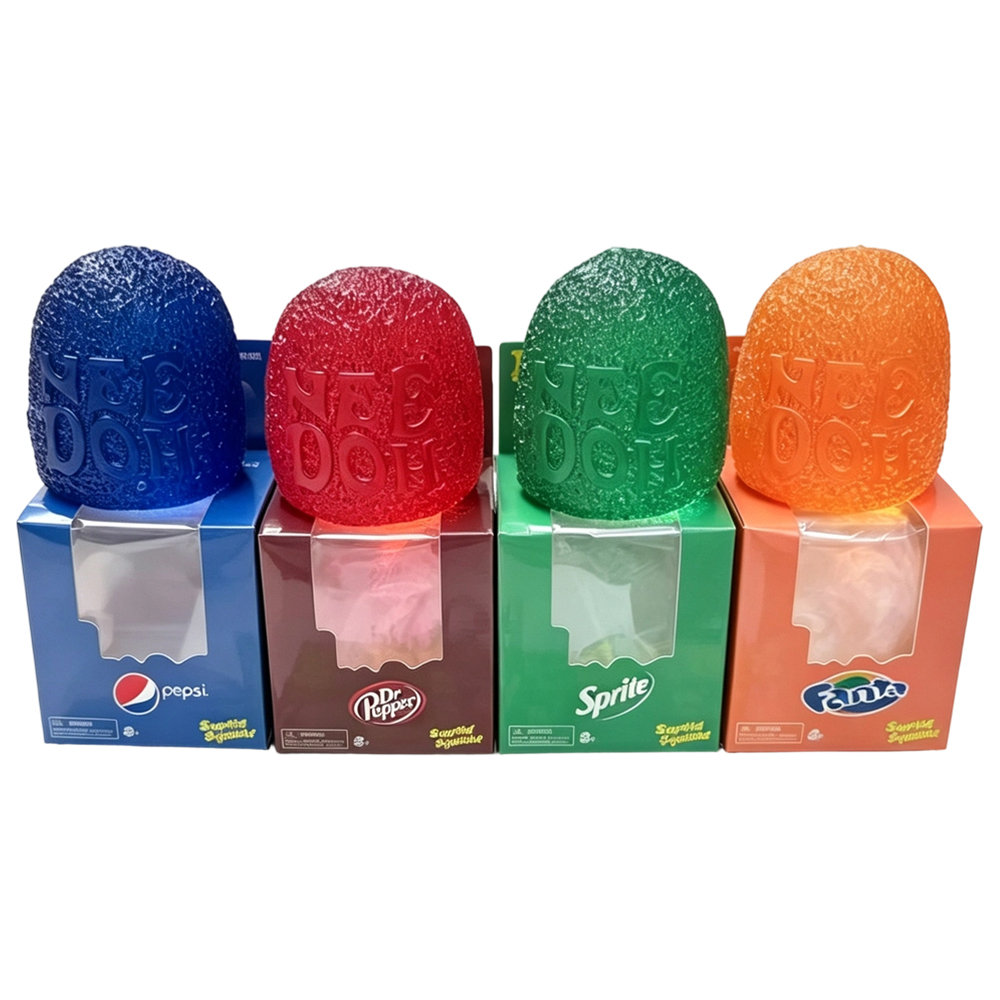 72 Pack YIPAI China Warehouse Slow-Rising Maltose Filling Needoh Style Candy Gumdrop Stress Ball Squishy Fidget Toy for Kids