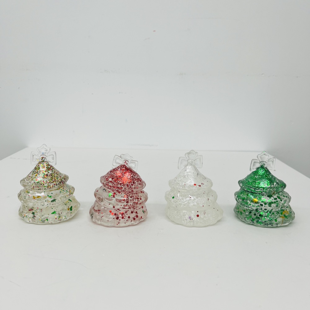 72 Pack YIPAI China Warehouse Maltose Slow‑Rising Glitter Christmas Tree Squishy Stress Relief Fidget Toys for Kids