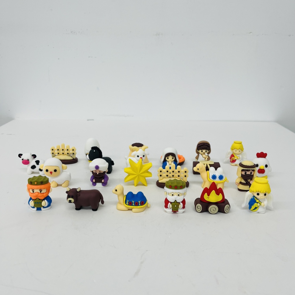 25 Pack YIPAI China Warehouse Christmas Nativity Scene Advent Calendar 24‑Day Countdown Surprise Blind Box Toys for Kids