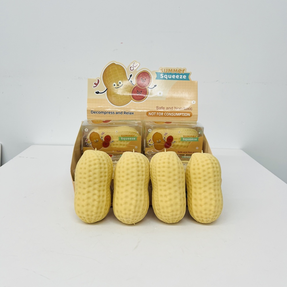 72 Pack YIPAI China Warehouse Crunchy Peanut Block‑Filled Crinkle Sound Squishy ASMR Stress Relief Fidget Toys for Kids