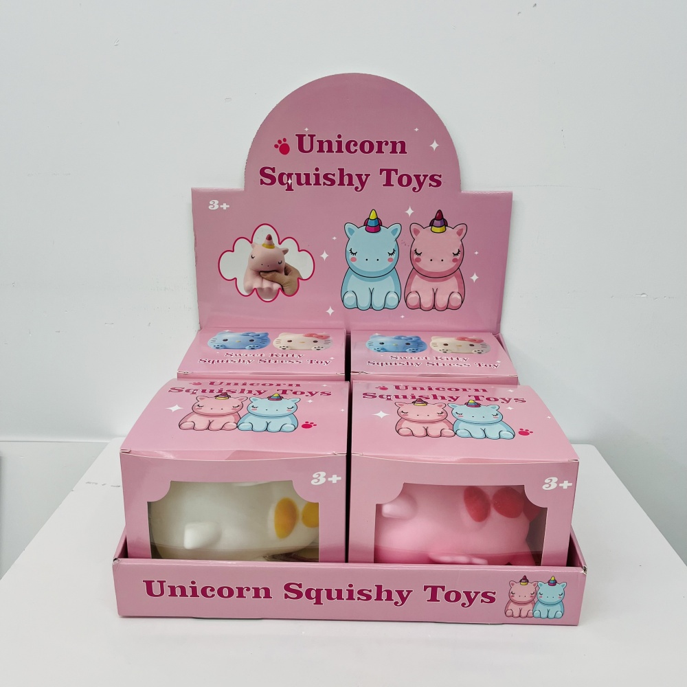 24 Pack YIPAI China Warehouse Jumbo Unicorn Squishy ASMR Stress Relief Fidget Toys for Kids