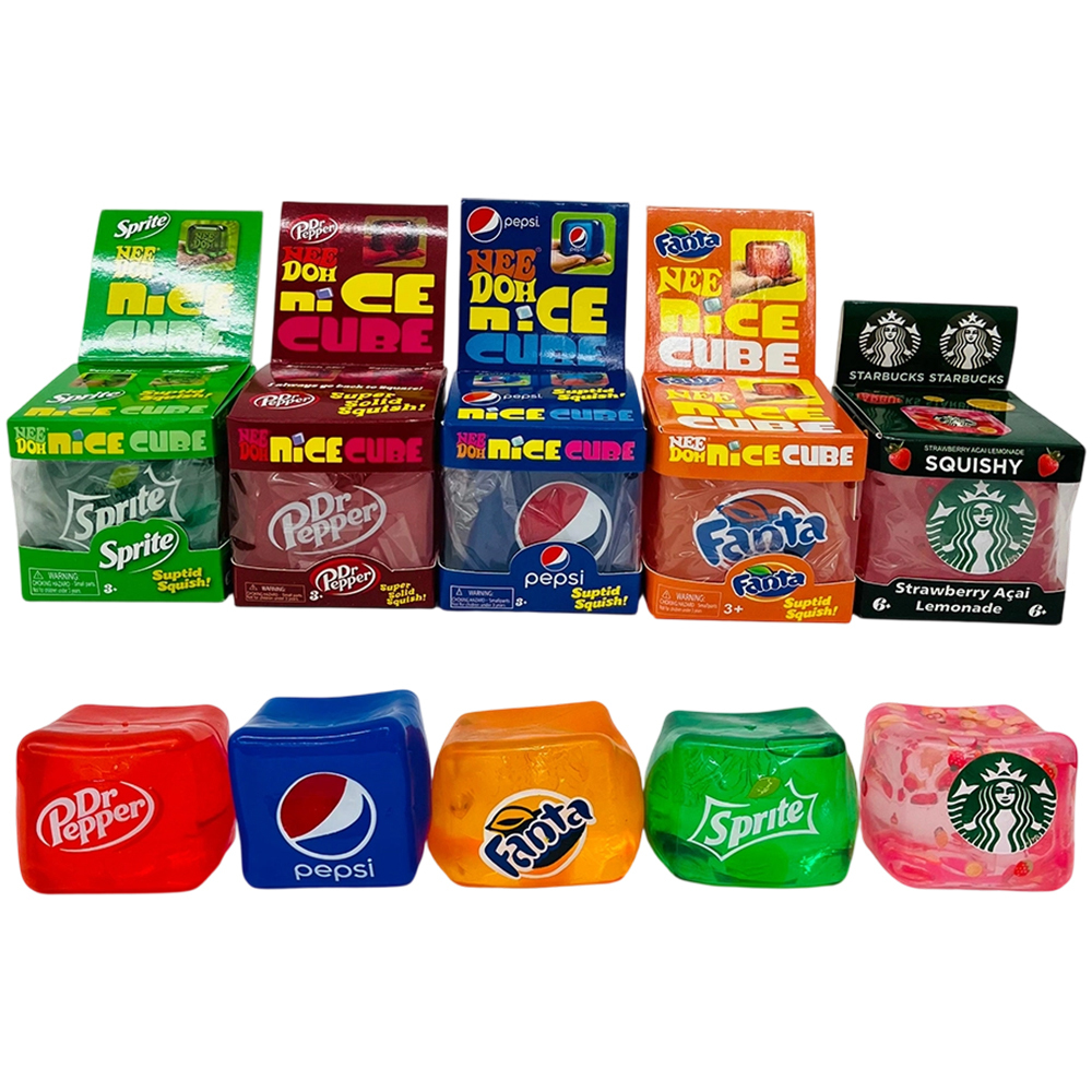 60 Pack YIPAI China Warehouse Needoh Style Maltose Slow Rising Soda Cubes Squishy Stress Relief Fidget Toys for Kids