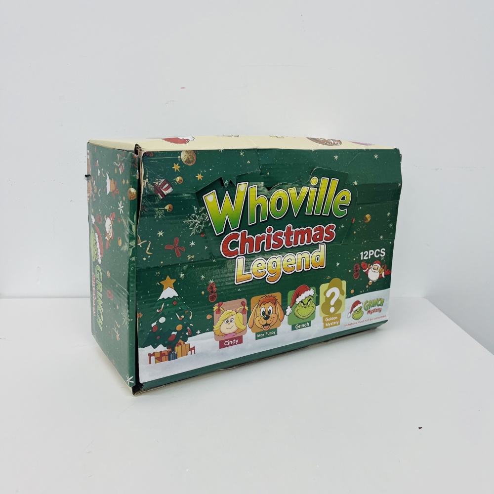 72 Pack YIPAI China Warehouse Whoville Christmas Legend Squishy Blind Box Assorted Soft Holiday Character ASMR Squeeze Fidget Toy for Kids