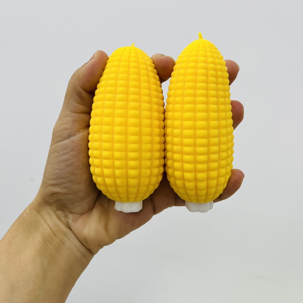 72 Pack YIPAI China Warehouse Crunchy Corn Squishy Squeeze Toy ASMR Crunch Sound Pellet Filled Simulated Corn Fidget Toy Stress Relief Sensory Novelty Toy for Kids