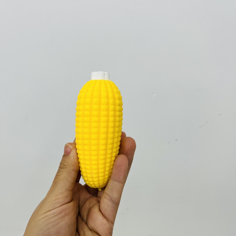 72 Pack YIPAI China Warehouse Crunchy Corn Squishy Squeeze Toy ASMR Crunch Sound Pellet Filled Simulated Corn Fidget Toy Stress Relief Sensory Novelty Toy for Kids