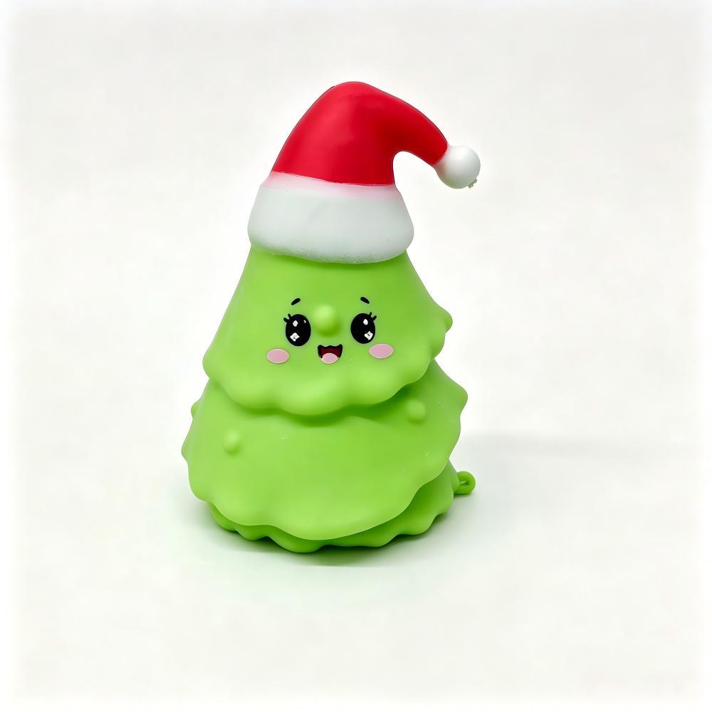24 Pack YIPAI China Warehouse 16cm Jumbo Christmas Tree Squishy Toy Large Sensory Squeeze Fidget Toy Stress Relief Xmas Decor Gift for Kids